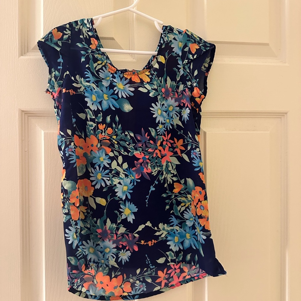 Floral Print Women's Top
